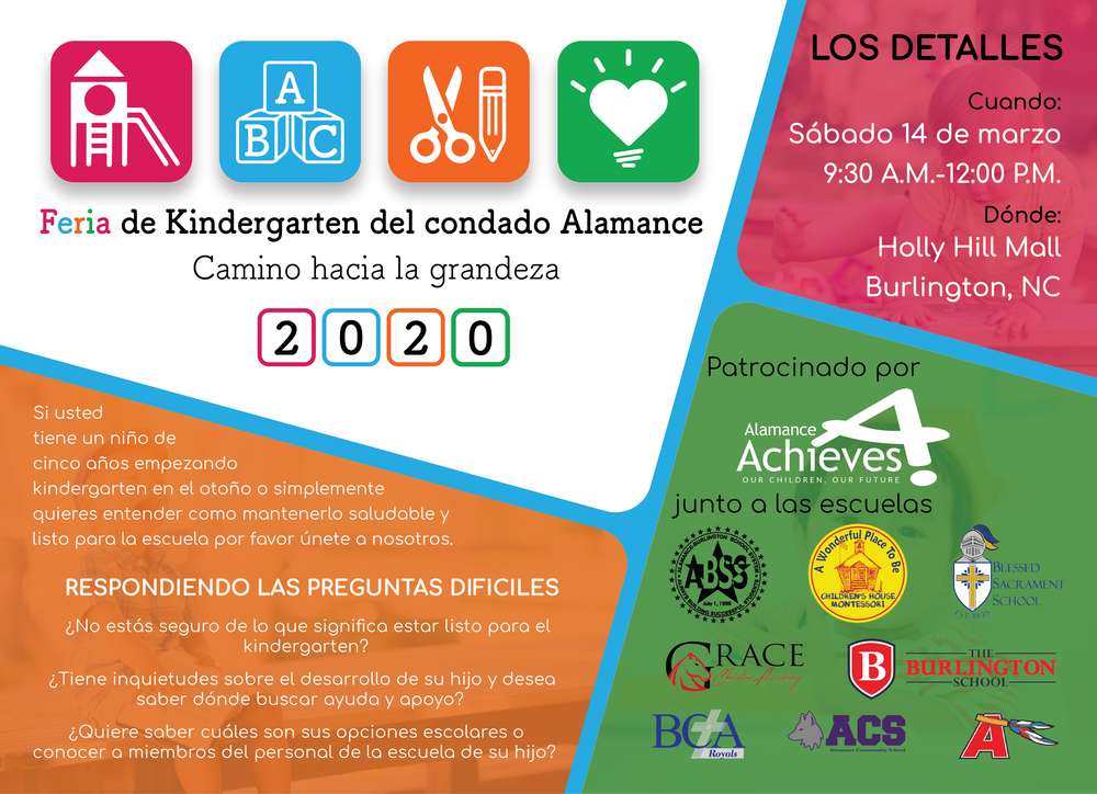 Information written in Spanish about a local Kindergarten Fair.