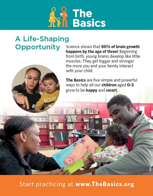 The Basics flyer 1. All information as listed below.